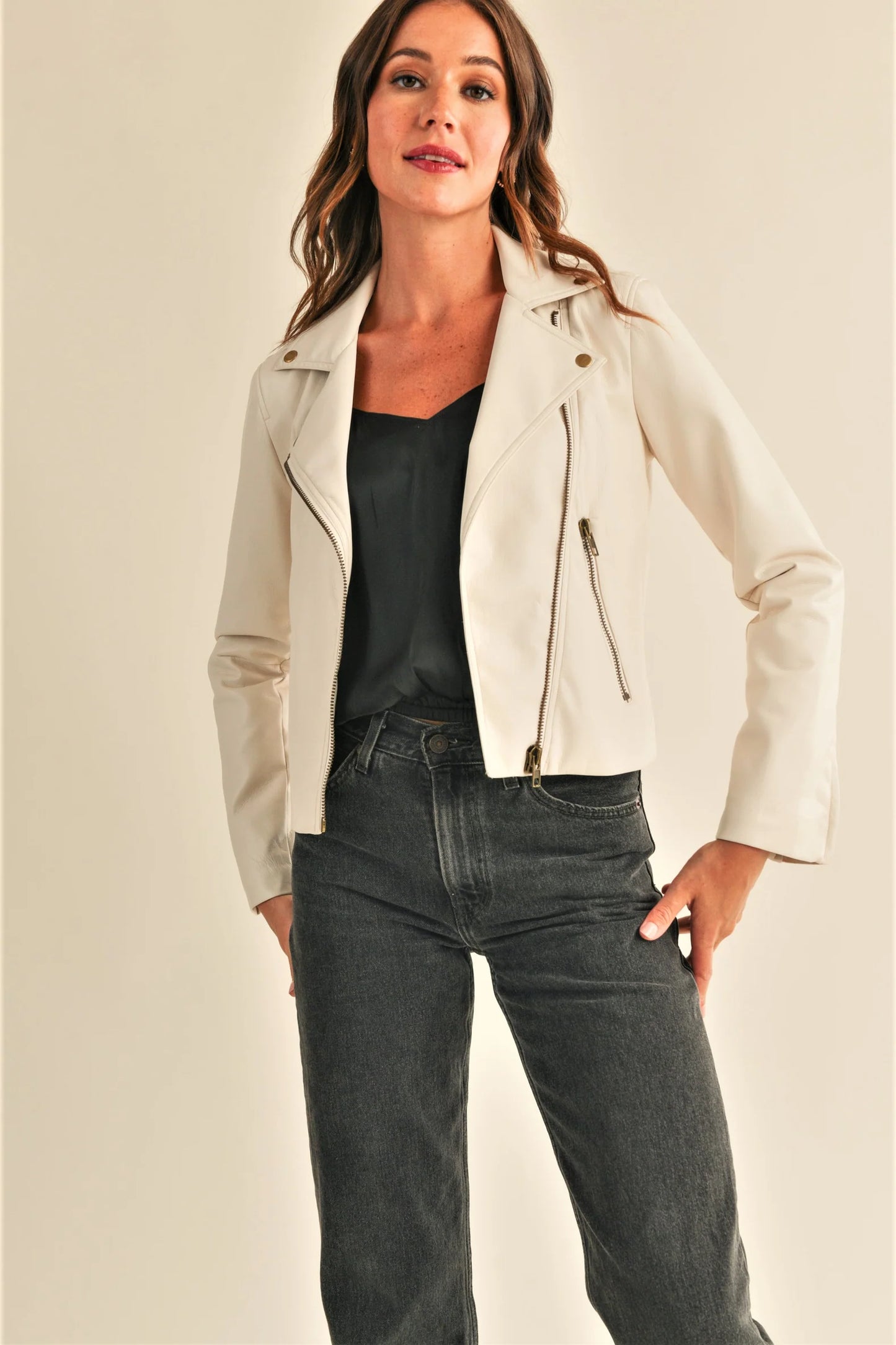 Juno Faux Leather Jacket