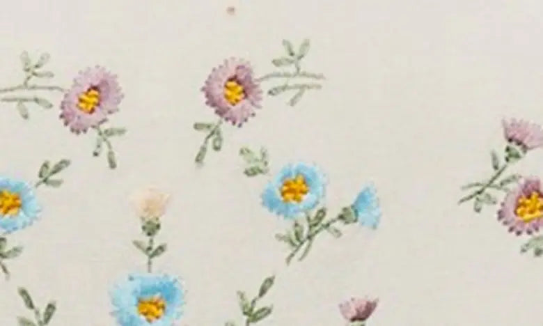 Wildflower Embroidered Mini Dress