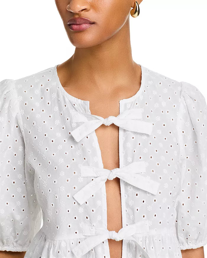 Paula Eyelet Top