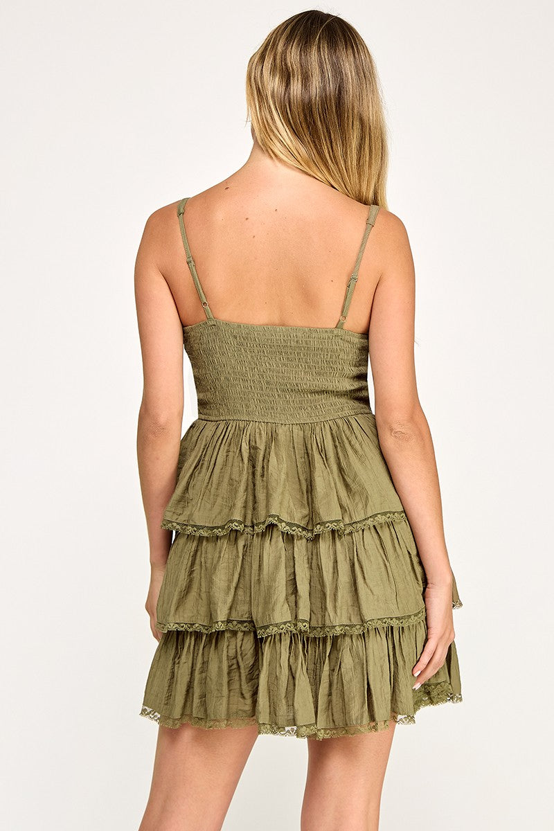 Trisha Dress - Olive