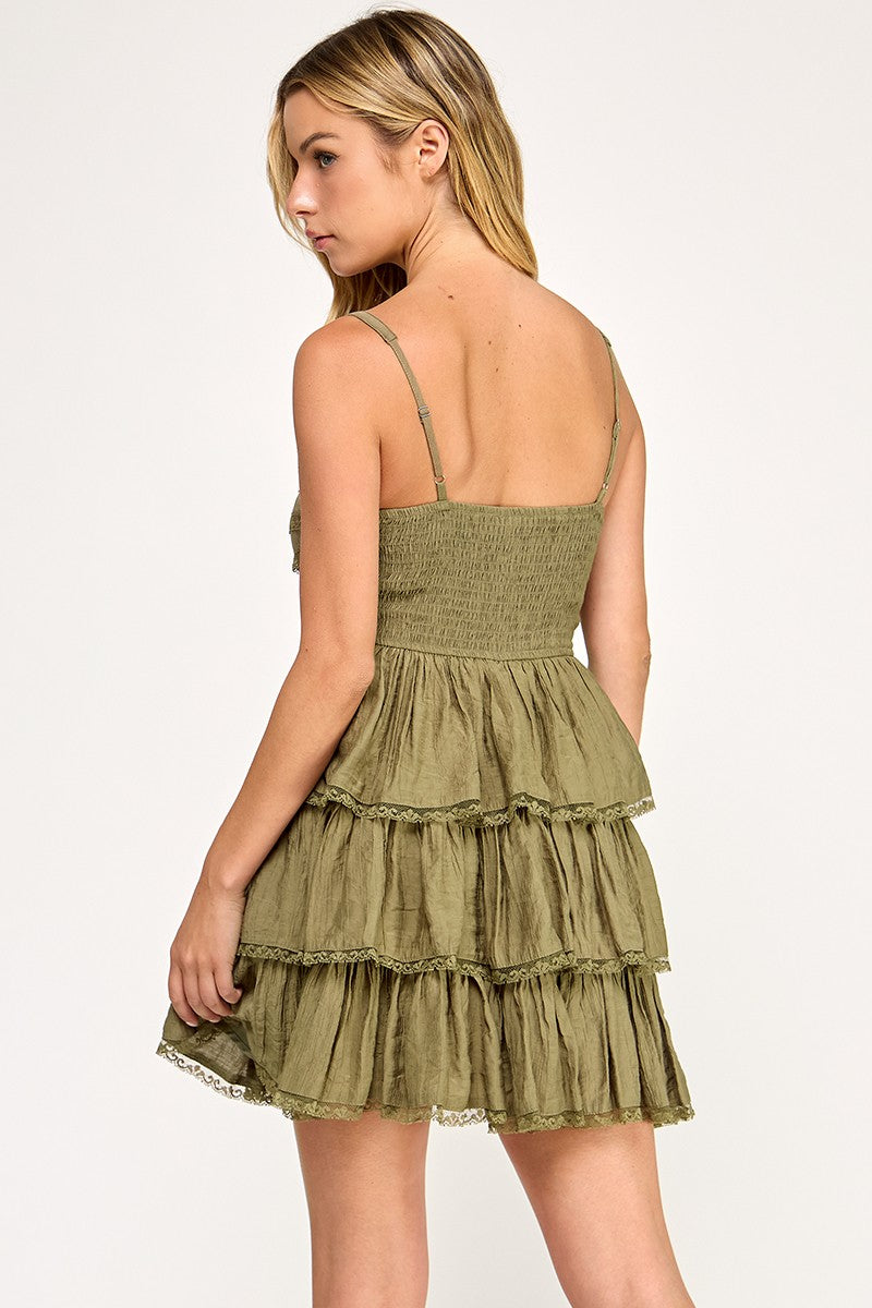 Trisha Dress - Olive