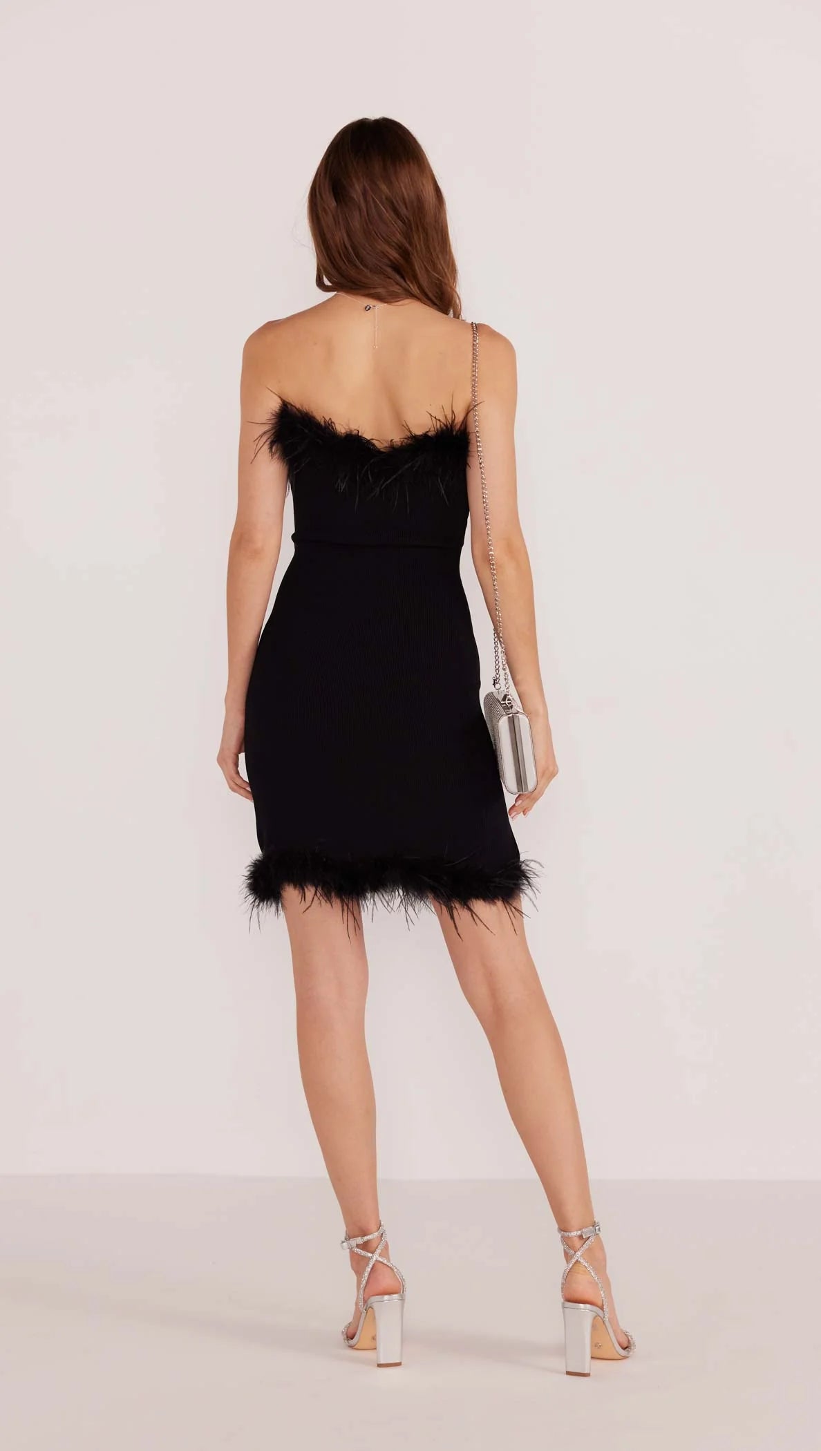 Aster Feather Mini Dress
