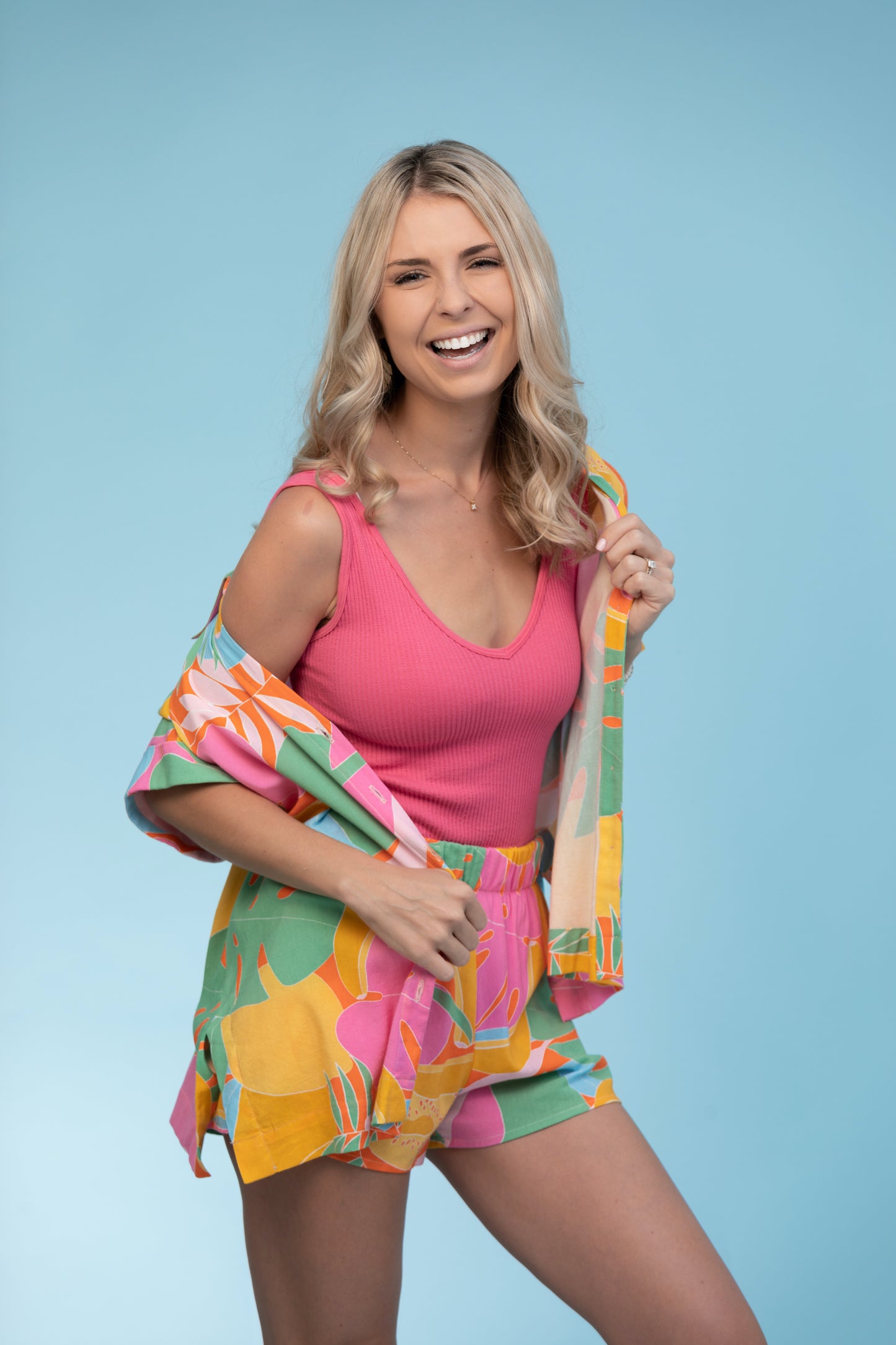 Tropical Button Down