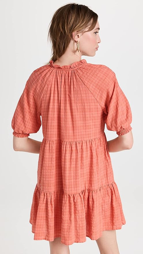 Coral Babydoll Dress