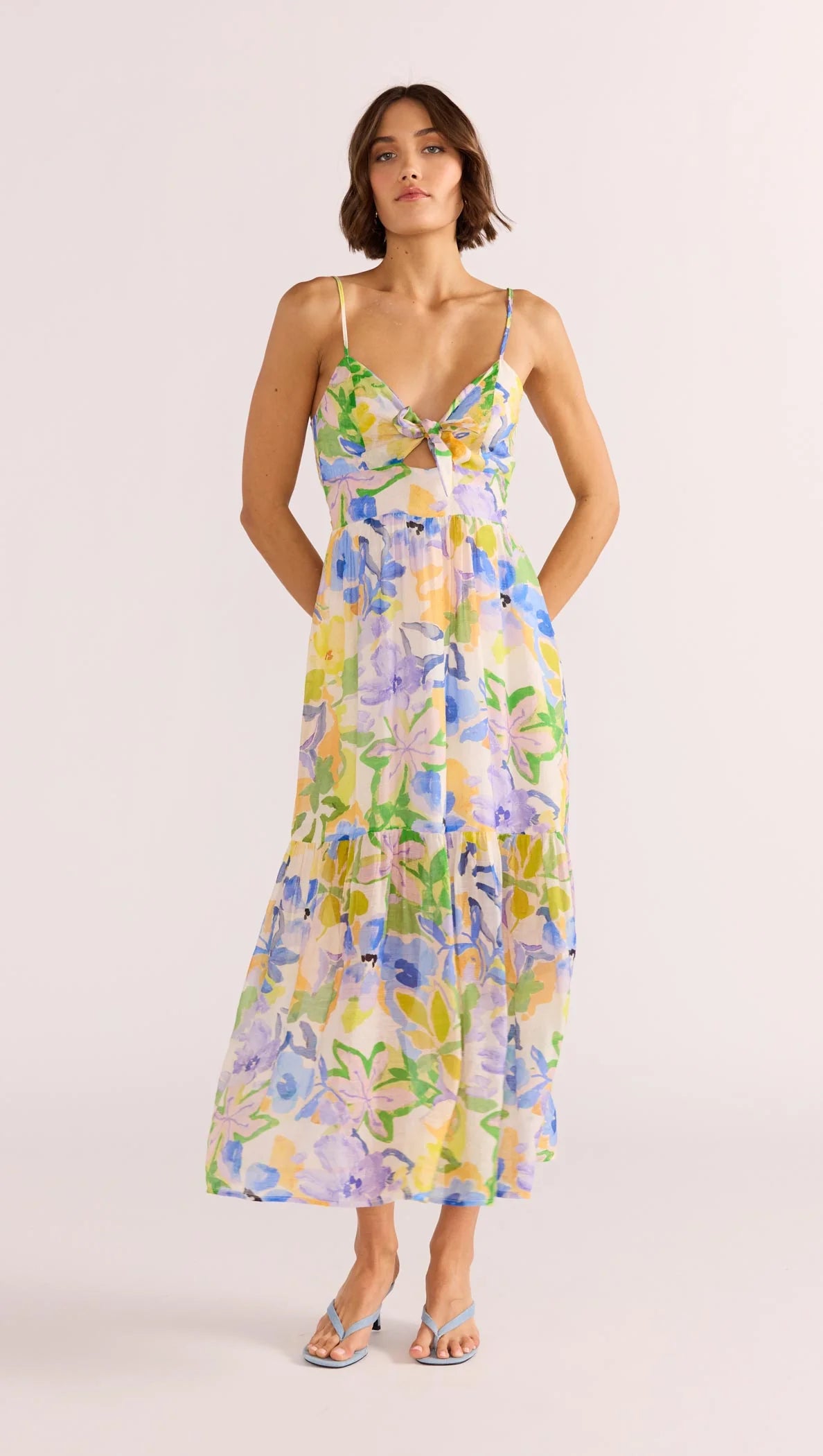 Fable Tie Midi Dress