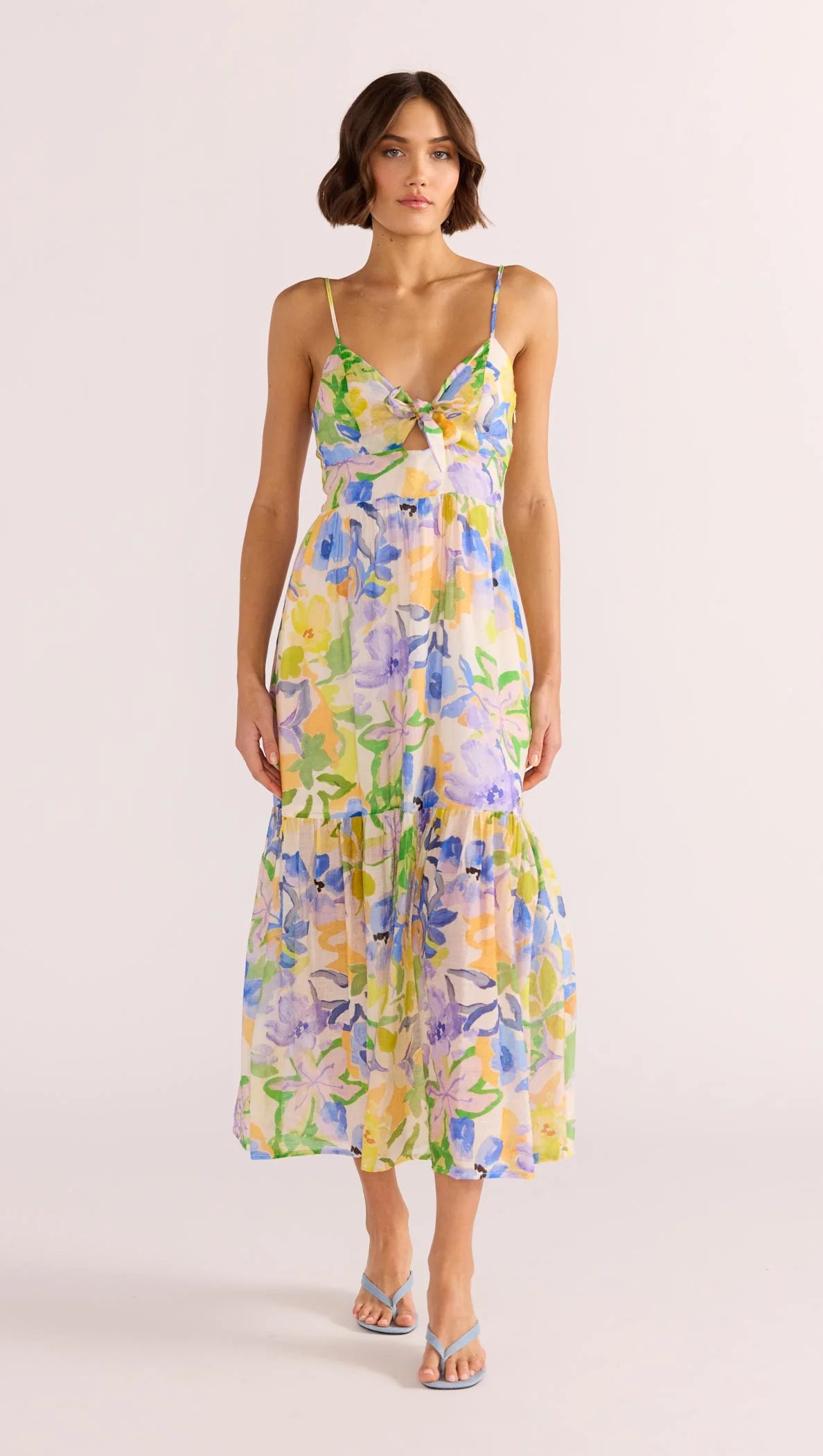 Fable Tie Midi Dress