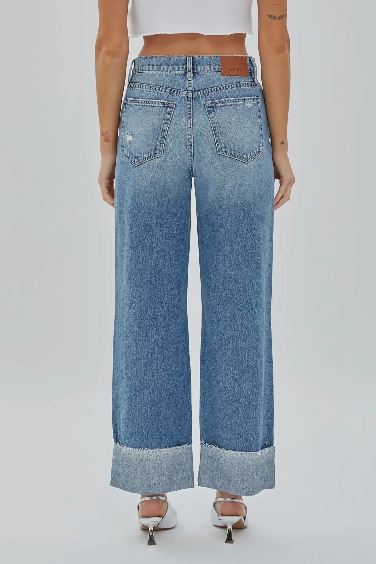 Logan Cross Waist Jeans