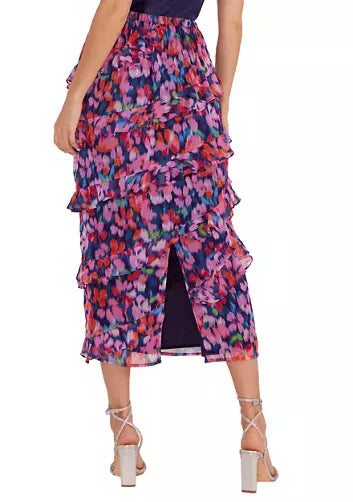 Calista Frill Midi Skirt
