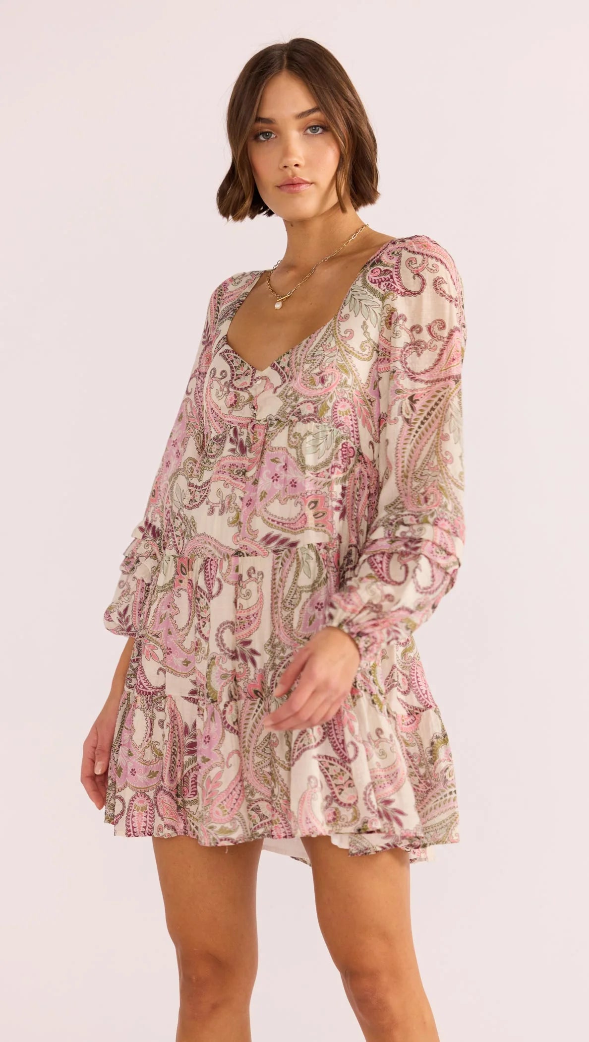 Cadence Babydoll Mini Dress
