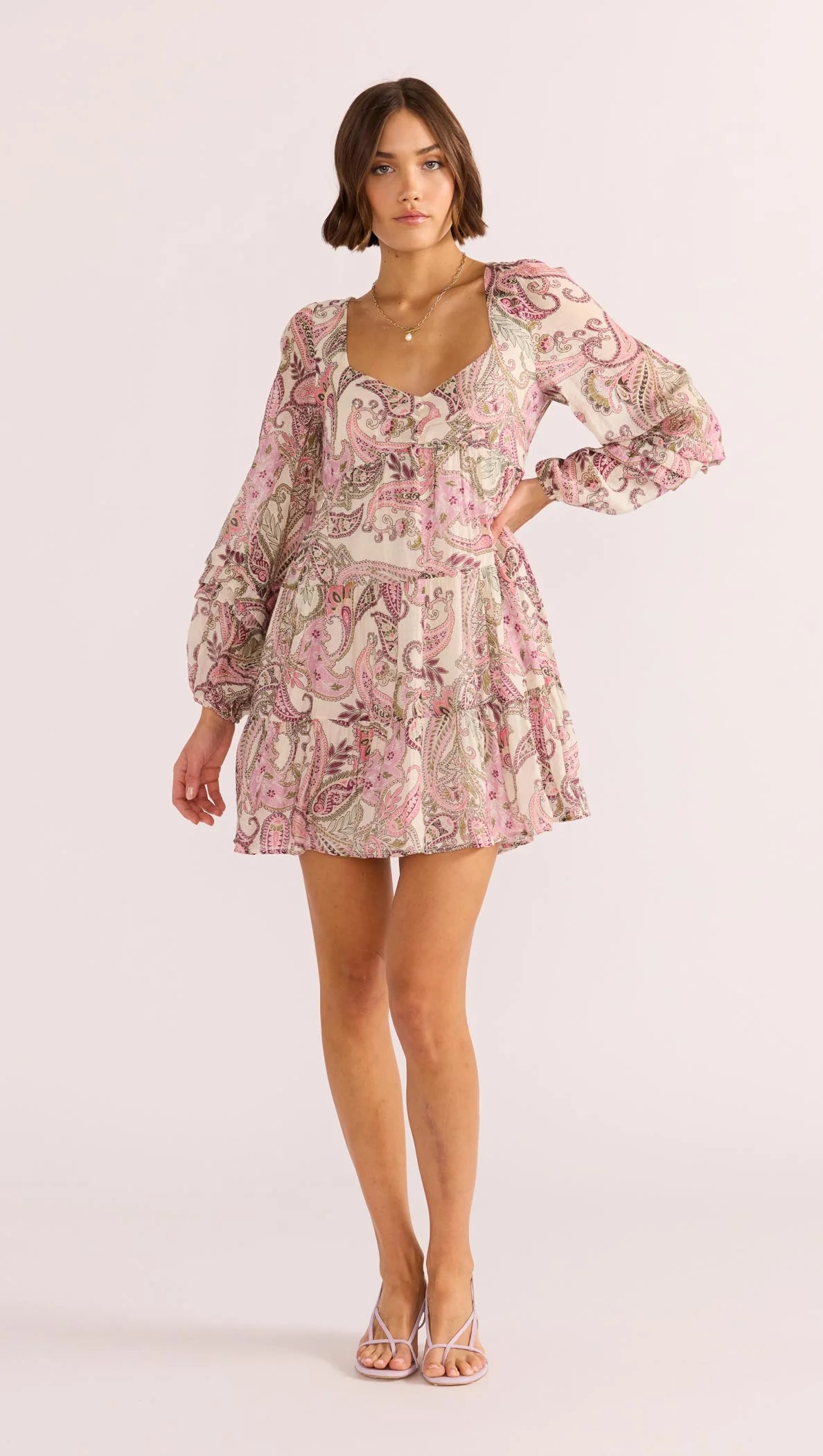 Cadence Babydoll Mini Dress