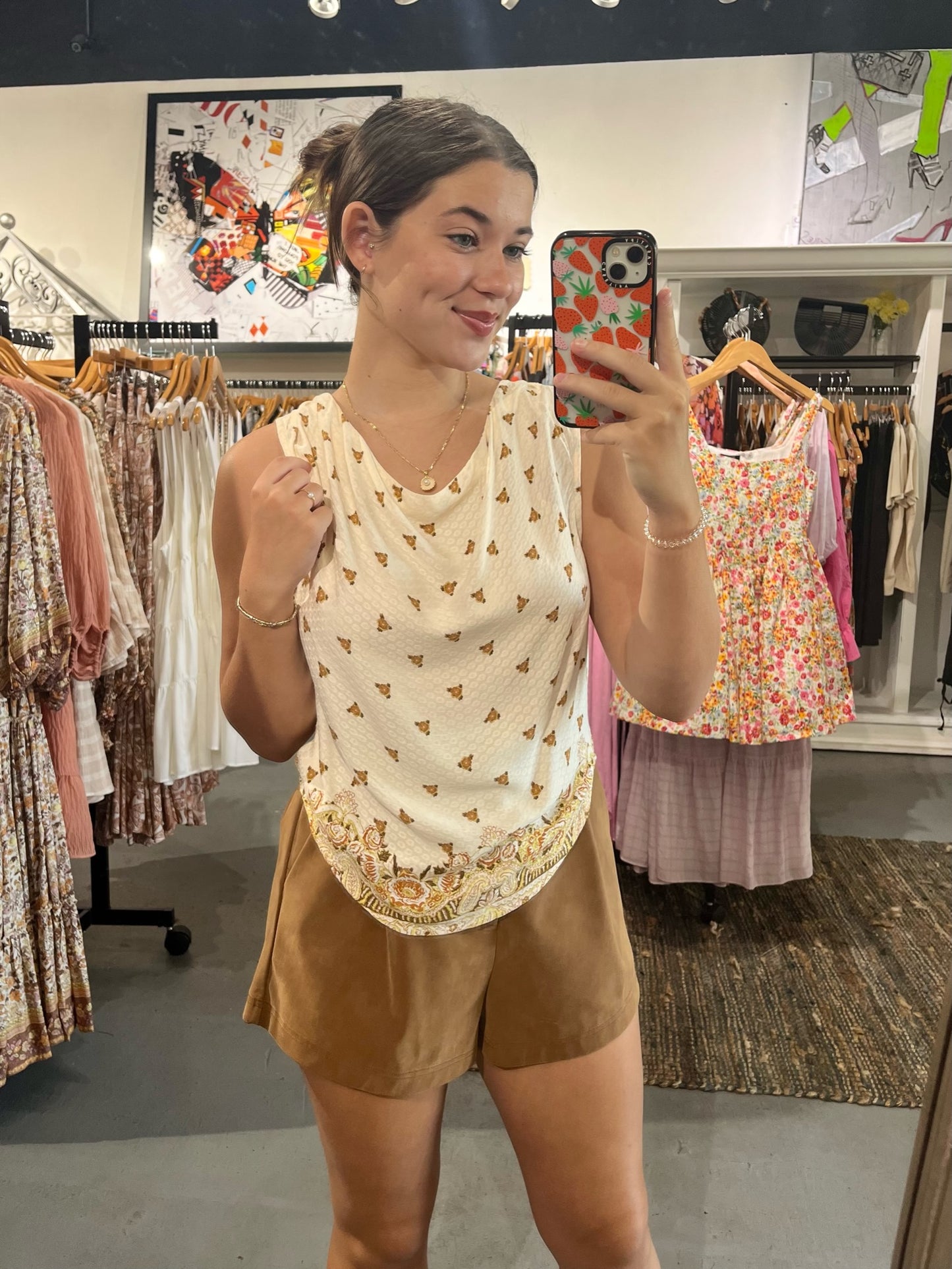 Ivory Cowl Neck Top