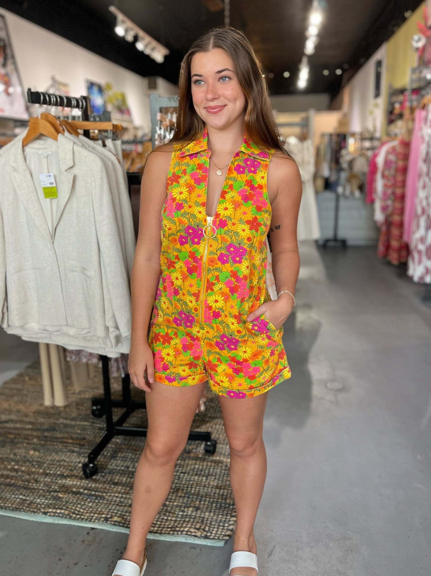 Reno Romper - Carnaby Floral