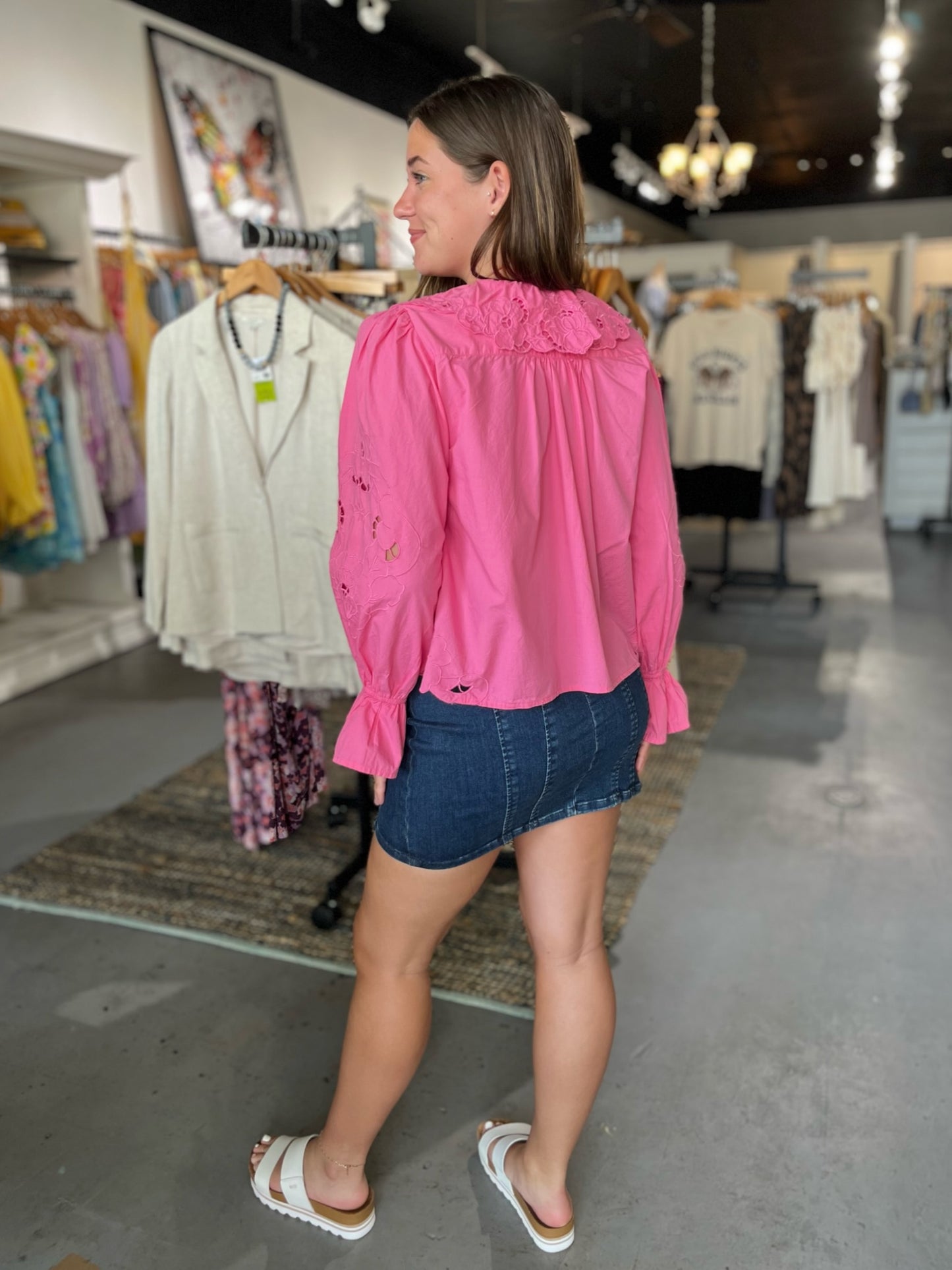 Baylee Eyelet Blouse