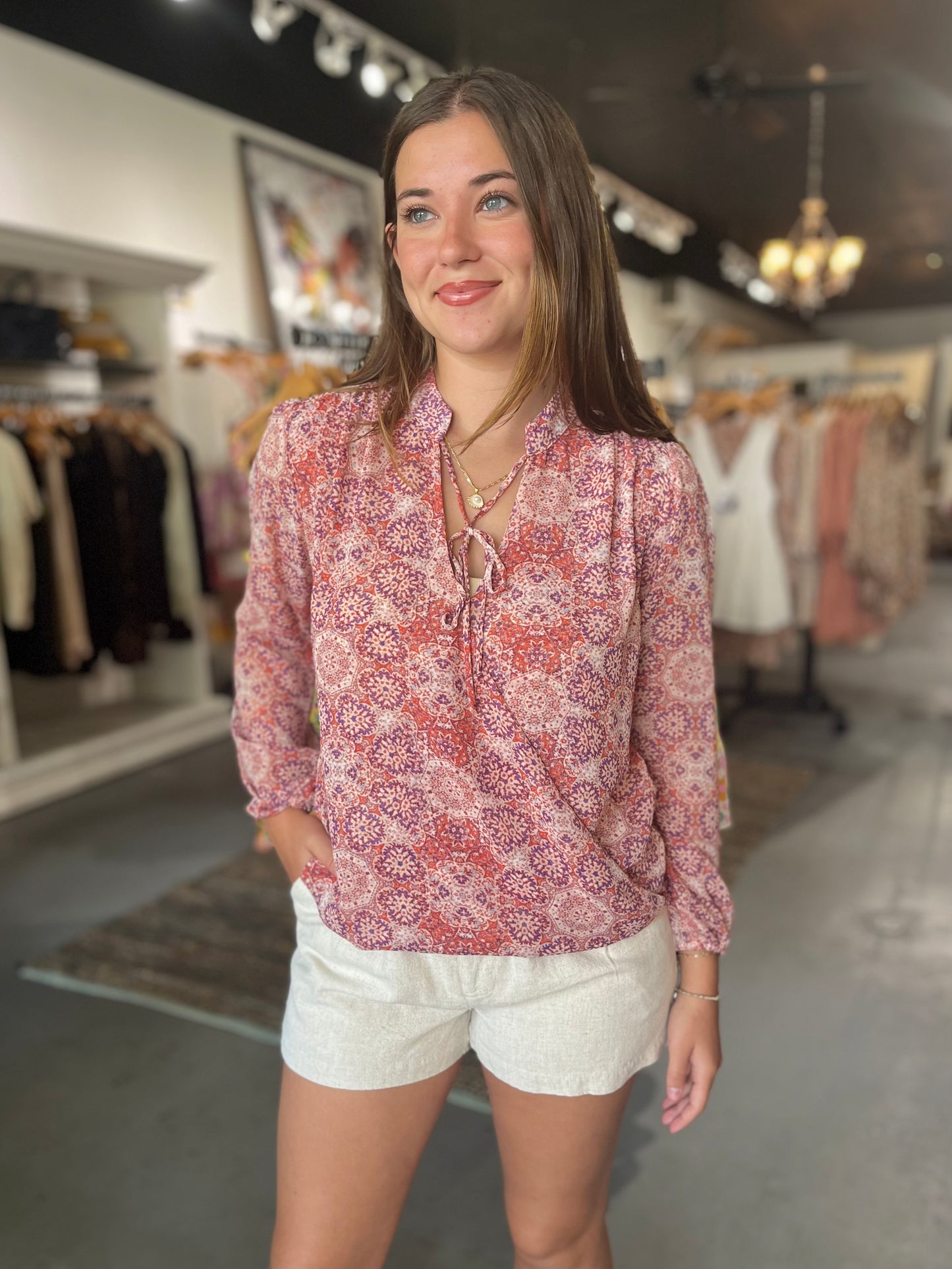 Lori Chiffon Top