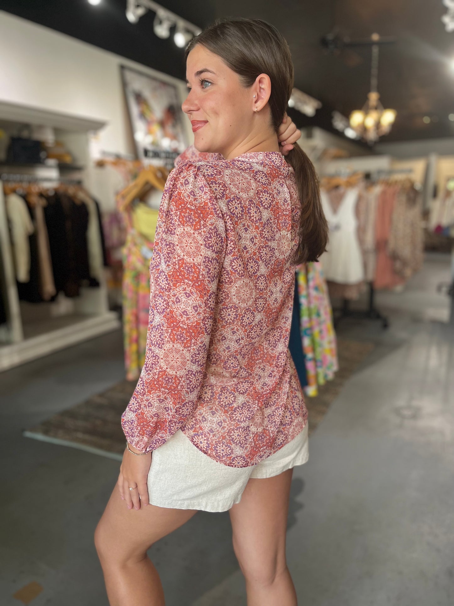 Lori Chiffon Top