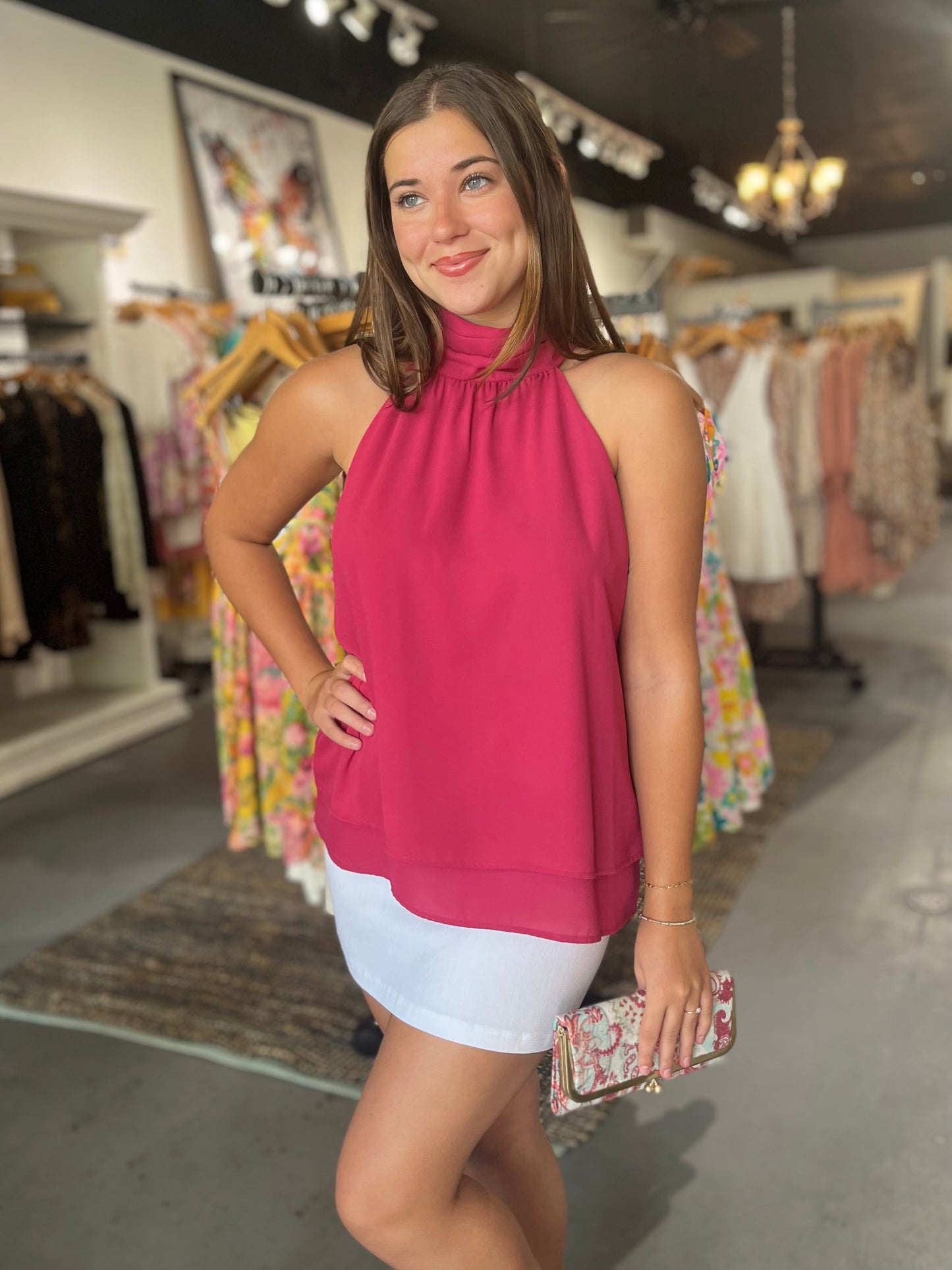 Poppy Layered Halter