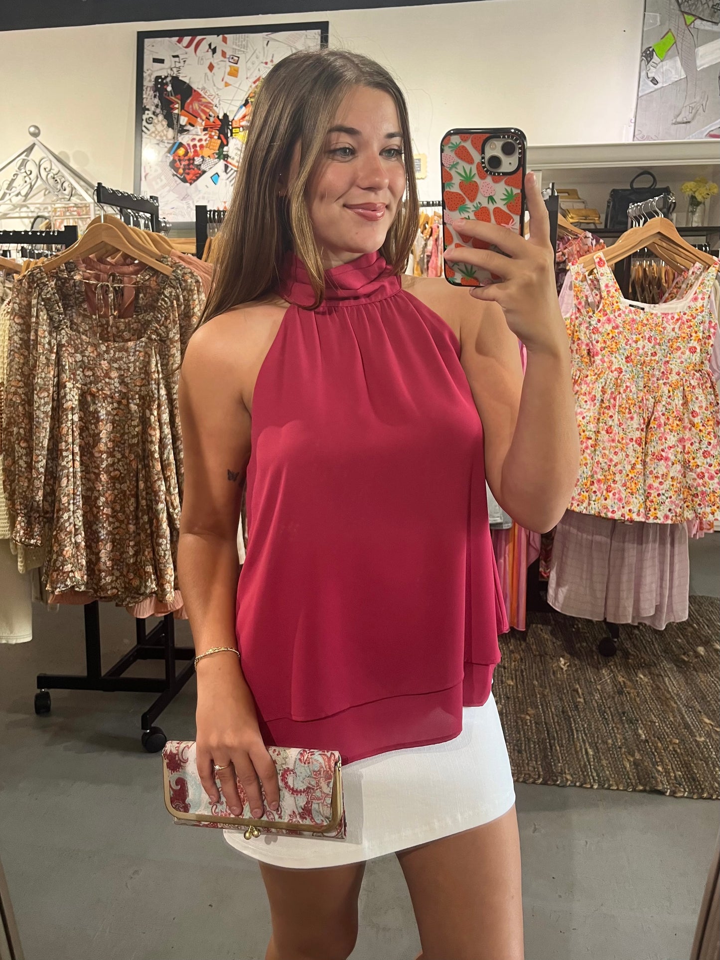 Poppy Layered Halter