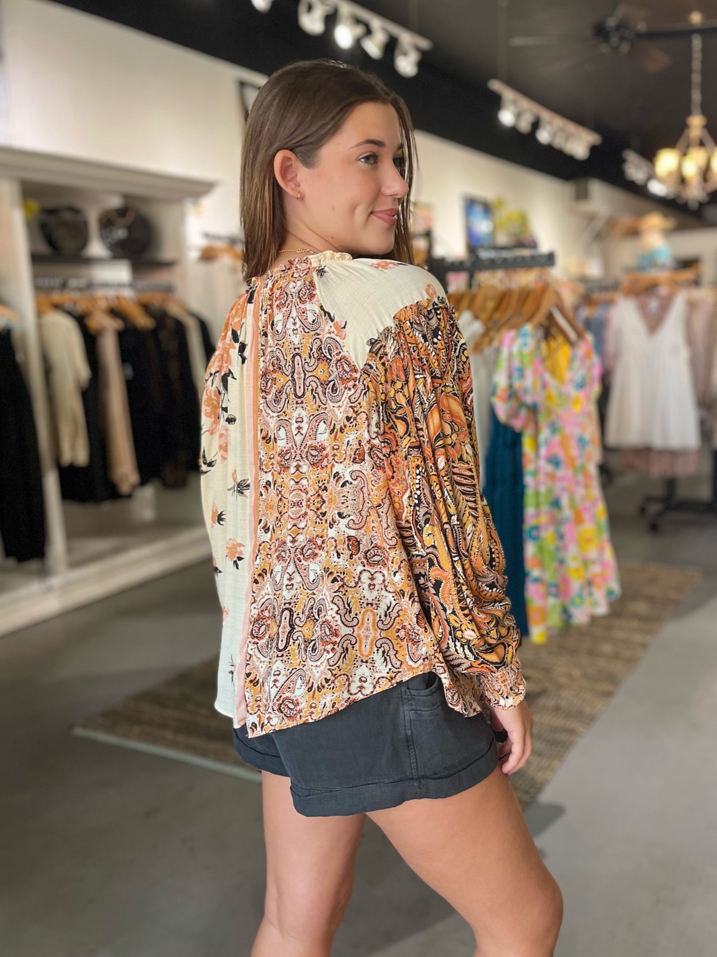 Jaclyn Button Top