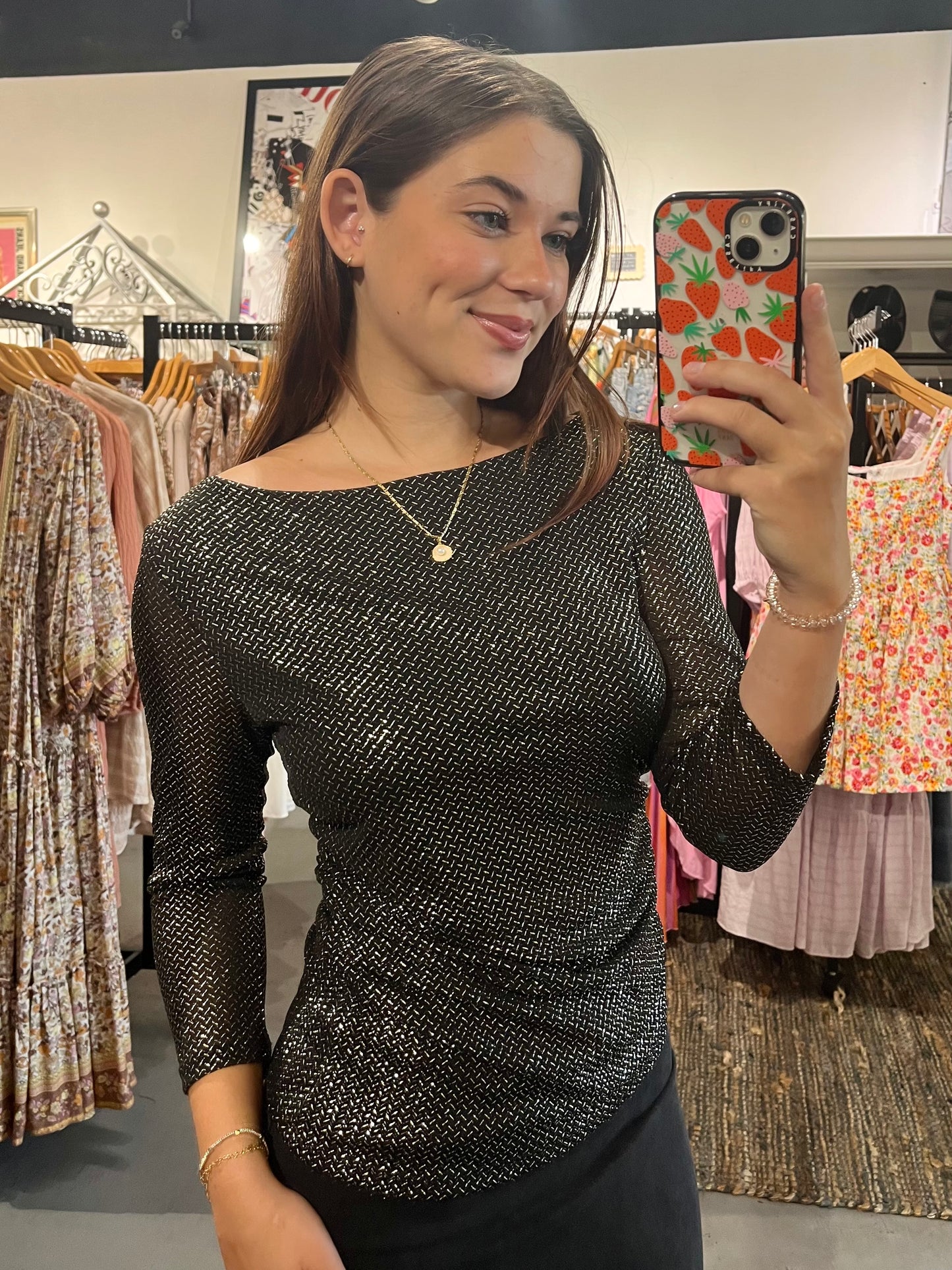 Connie Boat Neck Top