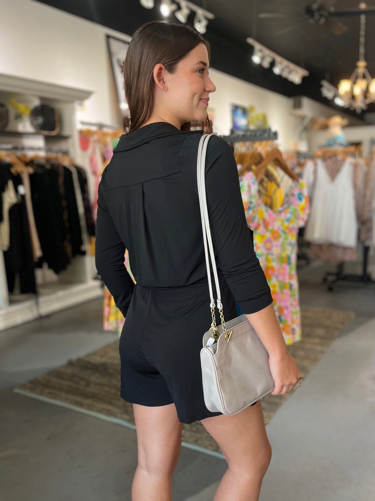 Mallory Collared Romper