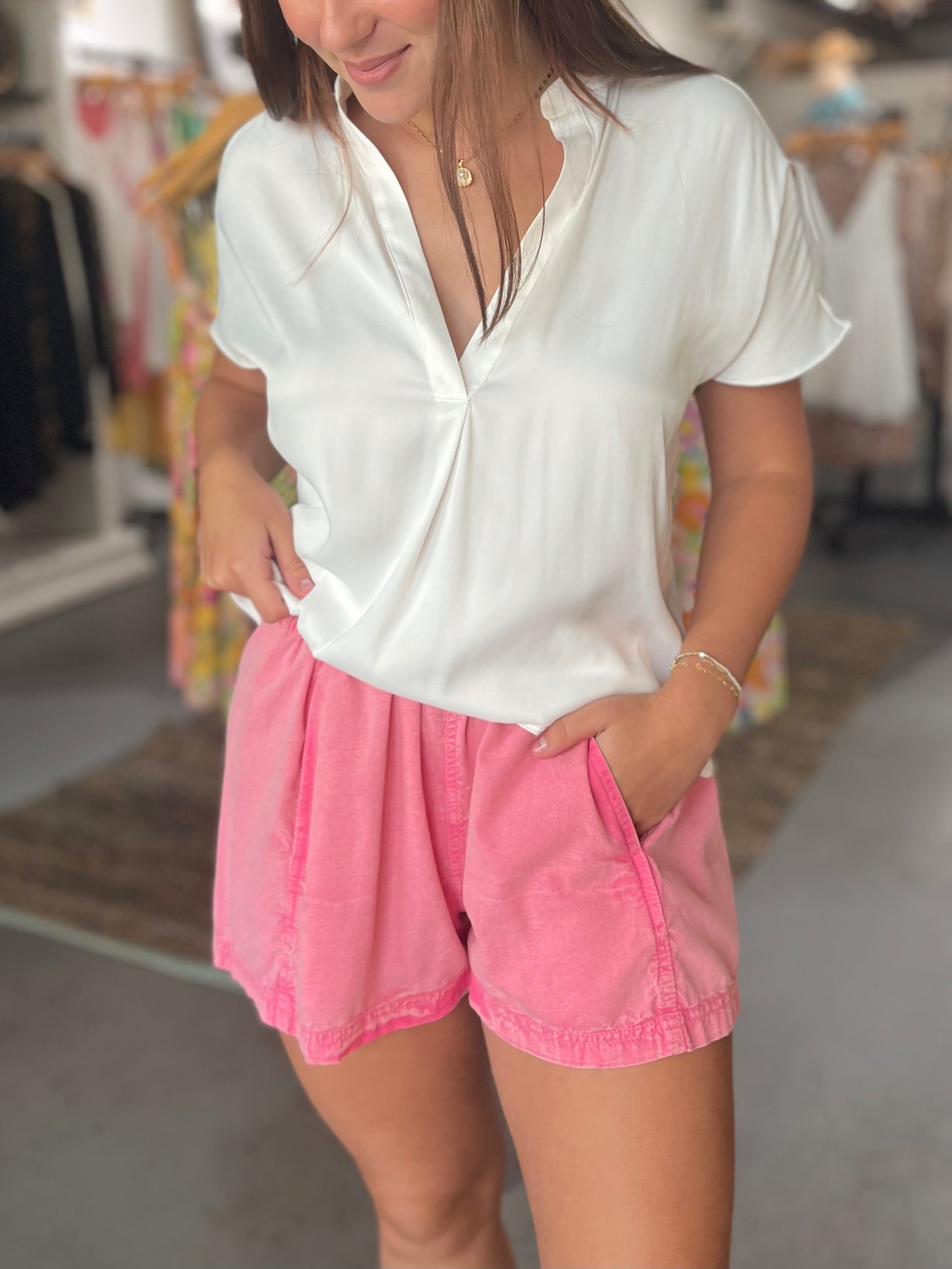 Hot Pink Shorts