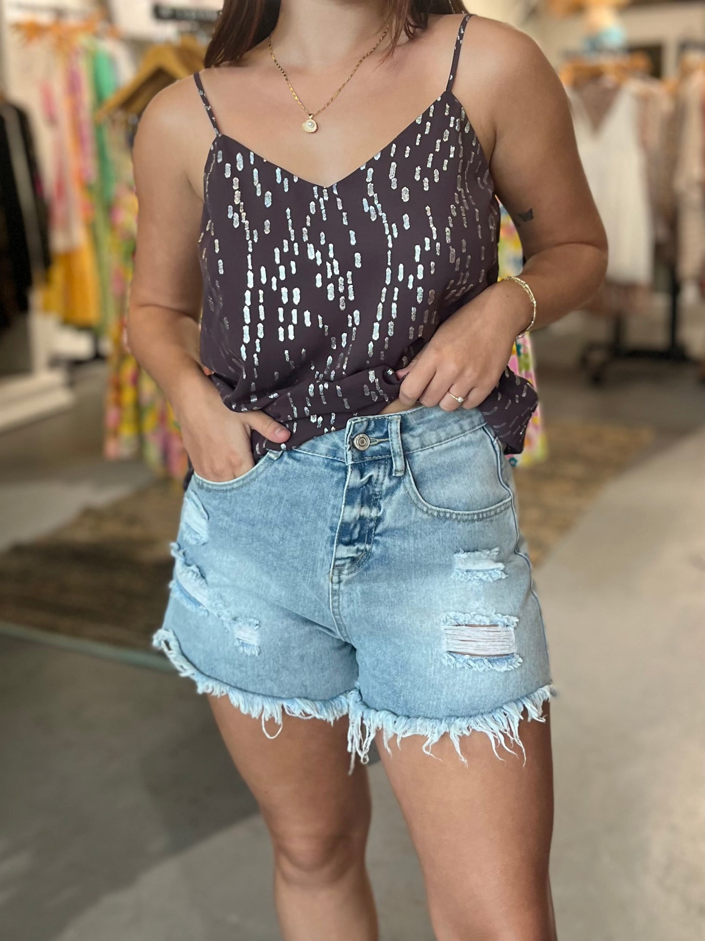 Gina Denim Shorts