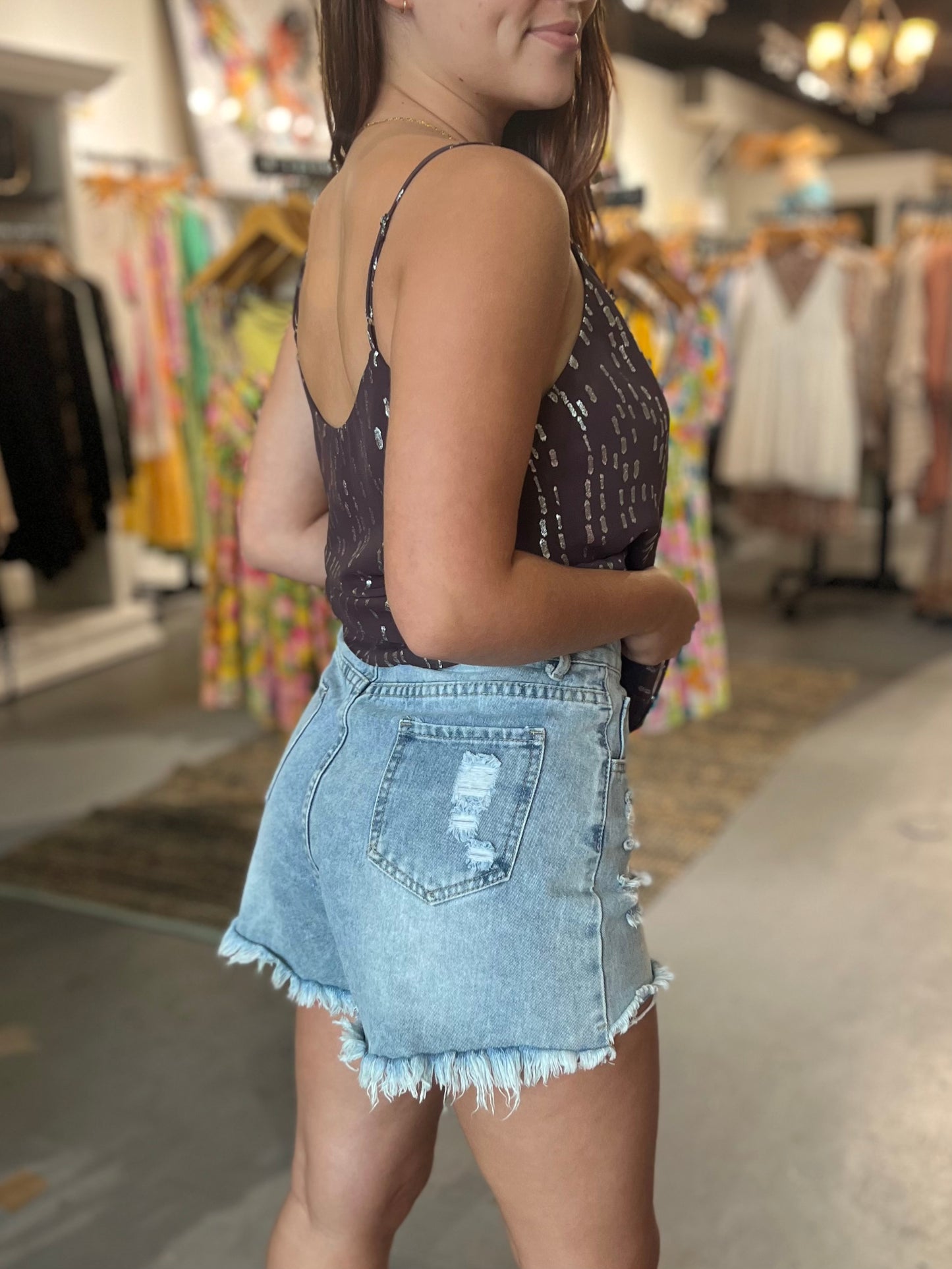 Gina Denim Shorts