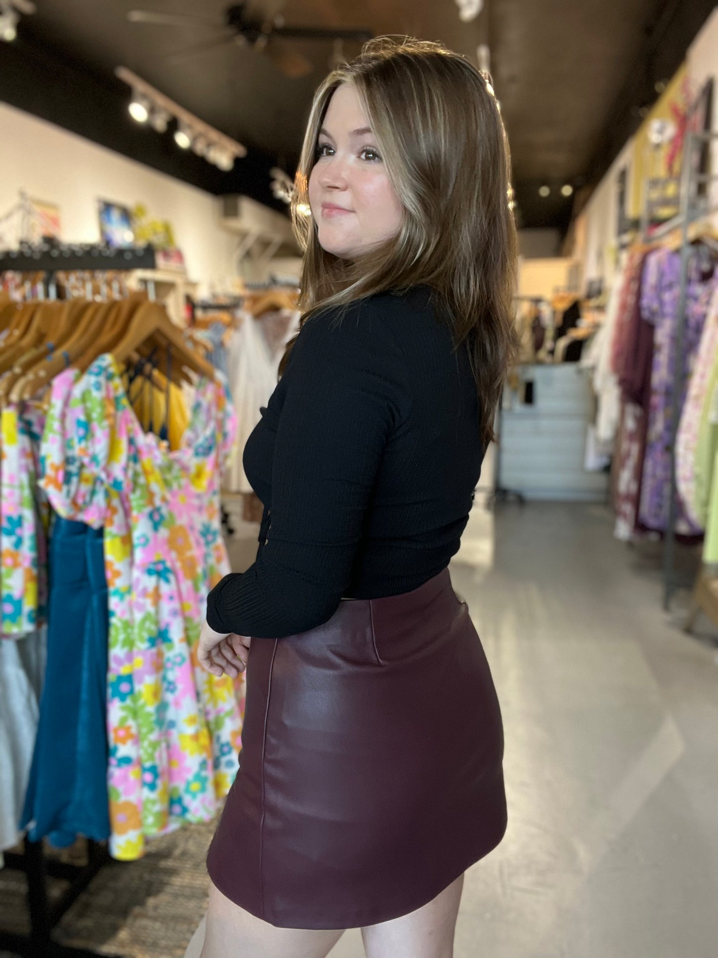 Cam Skirt - WINE