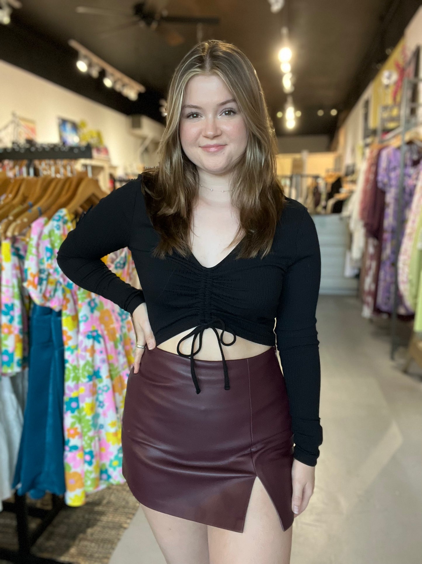 Cam Skirt - WINE