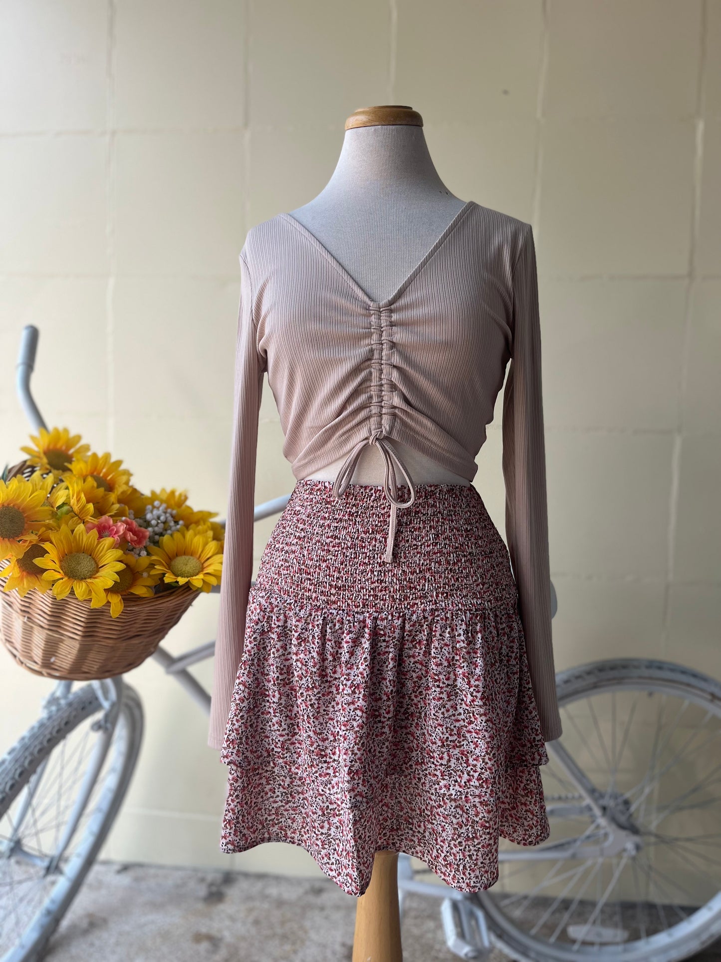 Sandy Cropped Long Sleeve