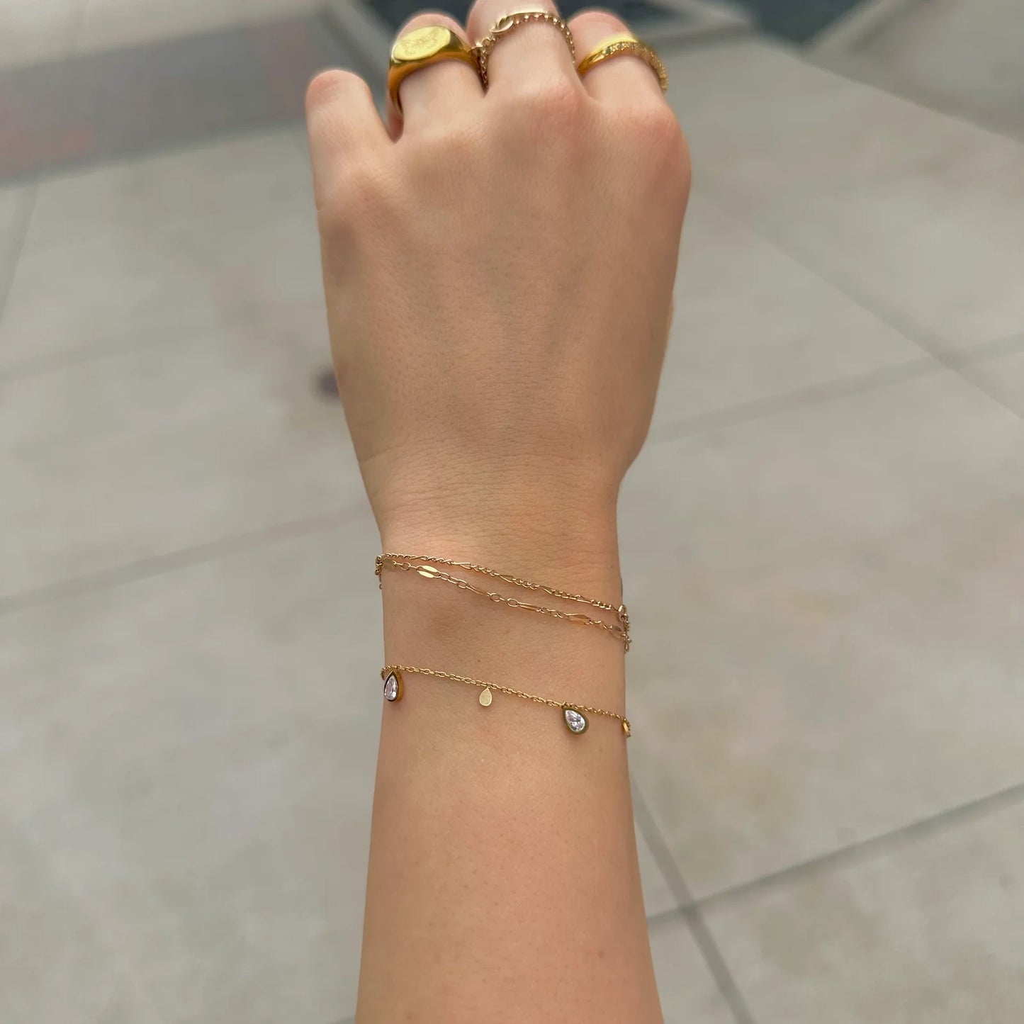 Kate Tear Drop Bracelet