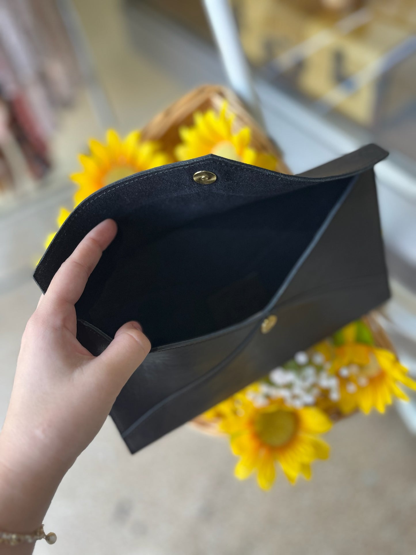 Latico Envelope Clutch - Black