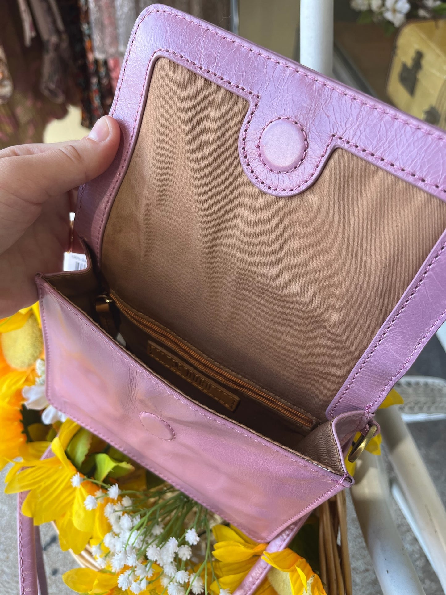 HOBO Jill Wallet Crossbody - Lilac Rose