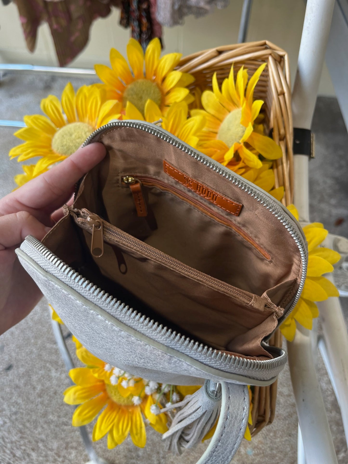 HOBO Nash Crossbody - Silver