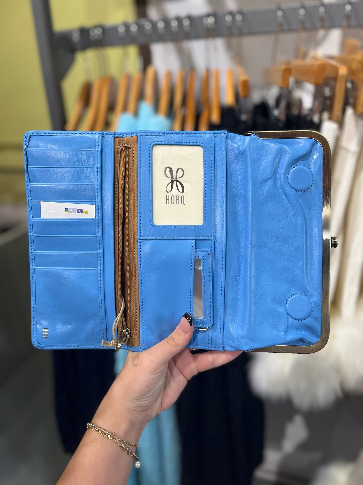 HOBO Rachel Wallet - Tranquil Blue