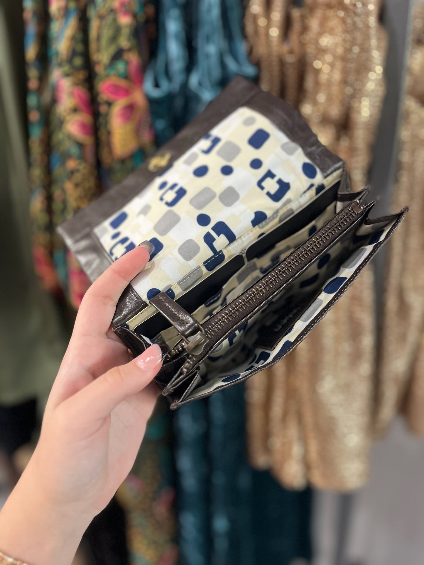 Latico Clutch - Brown