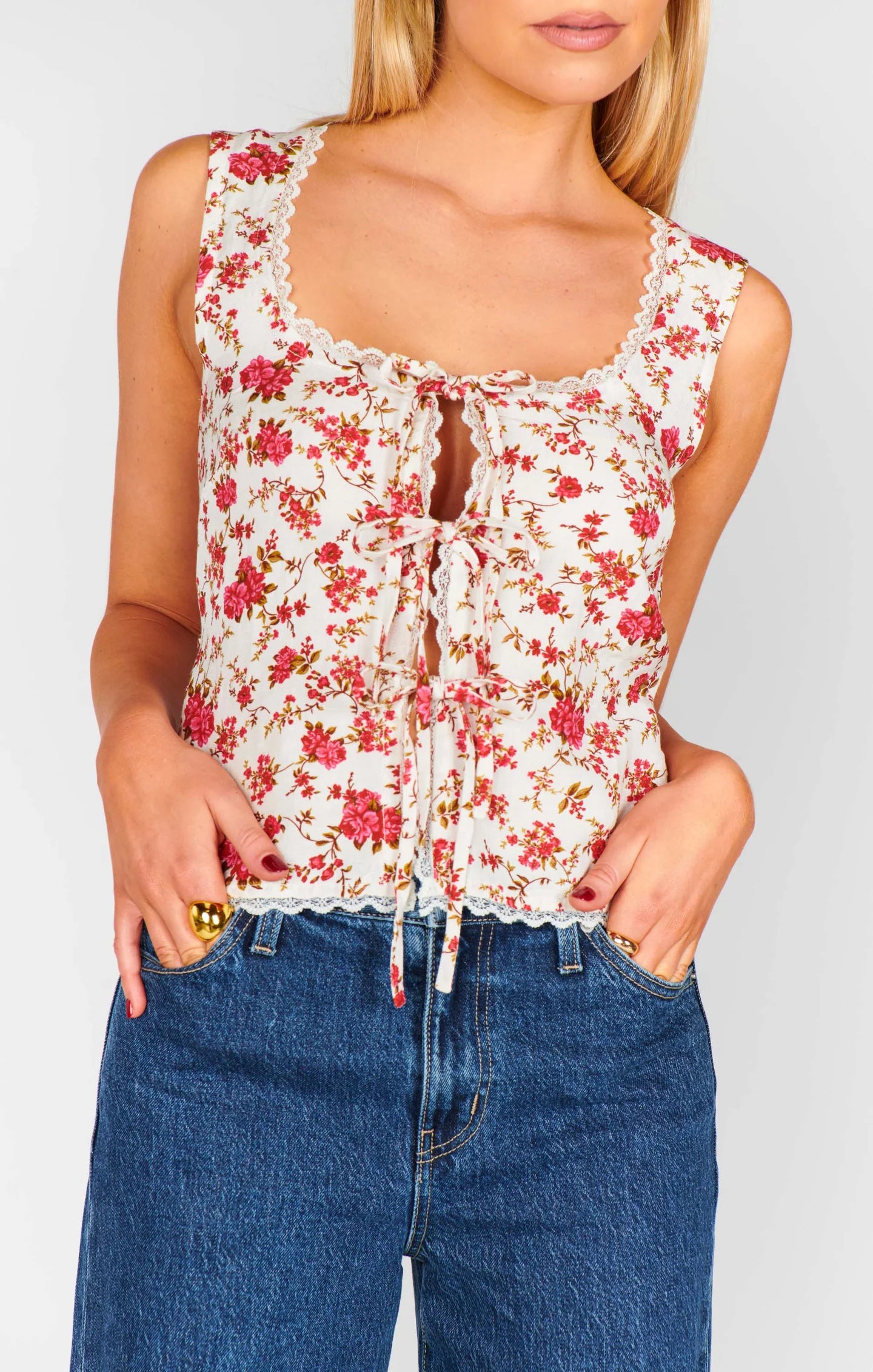 Mimi Top - Southern Roses