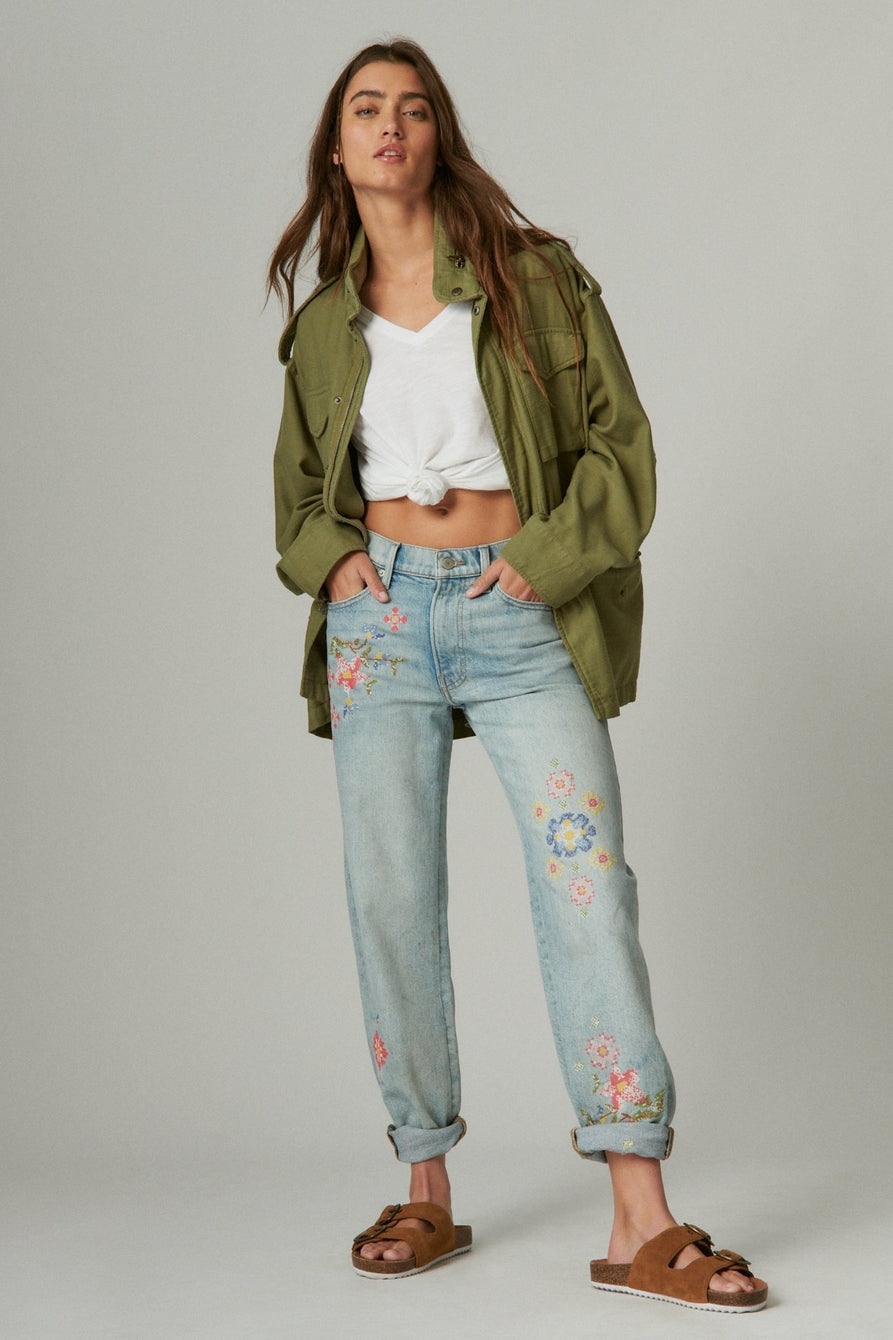 Embroidered Jeans