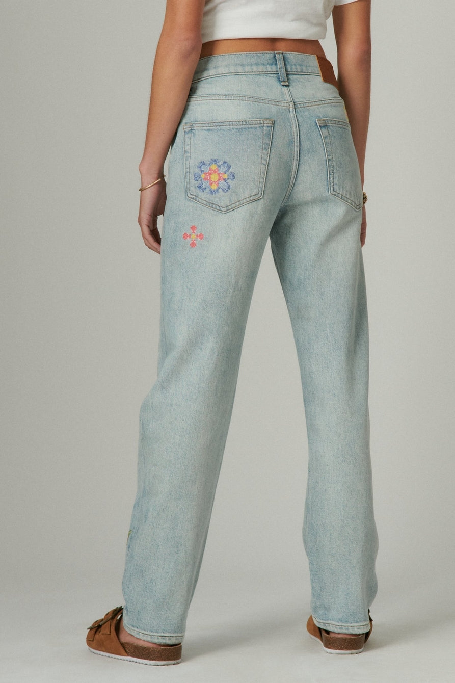 Embroidered Jeans