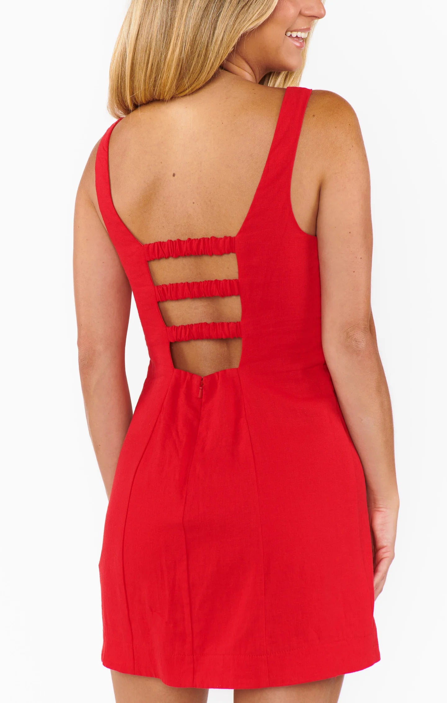 Steph Red Mini Dress