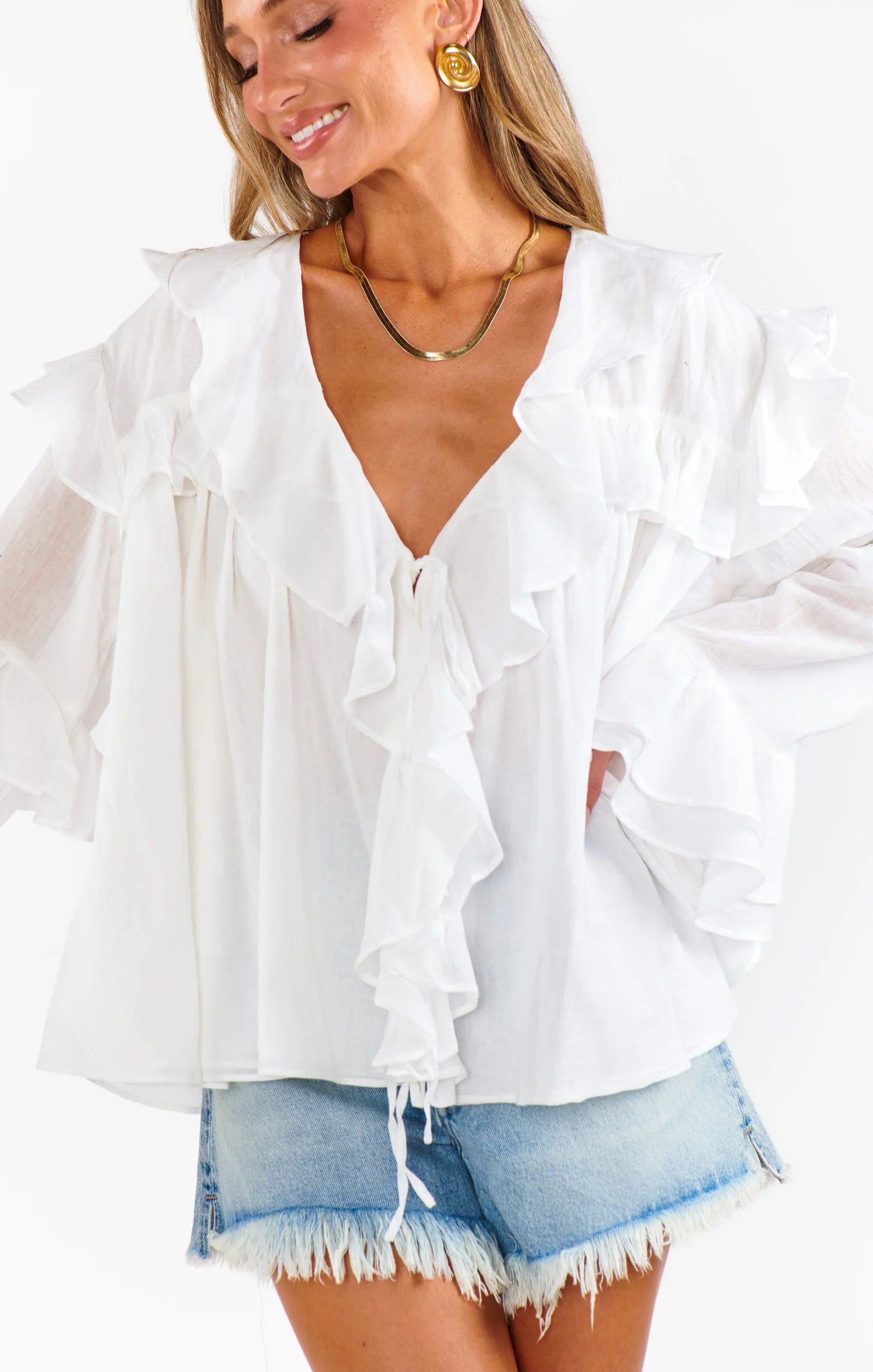 Joss Ruffle Top
