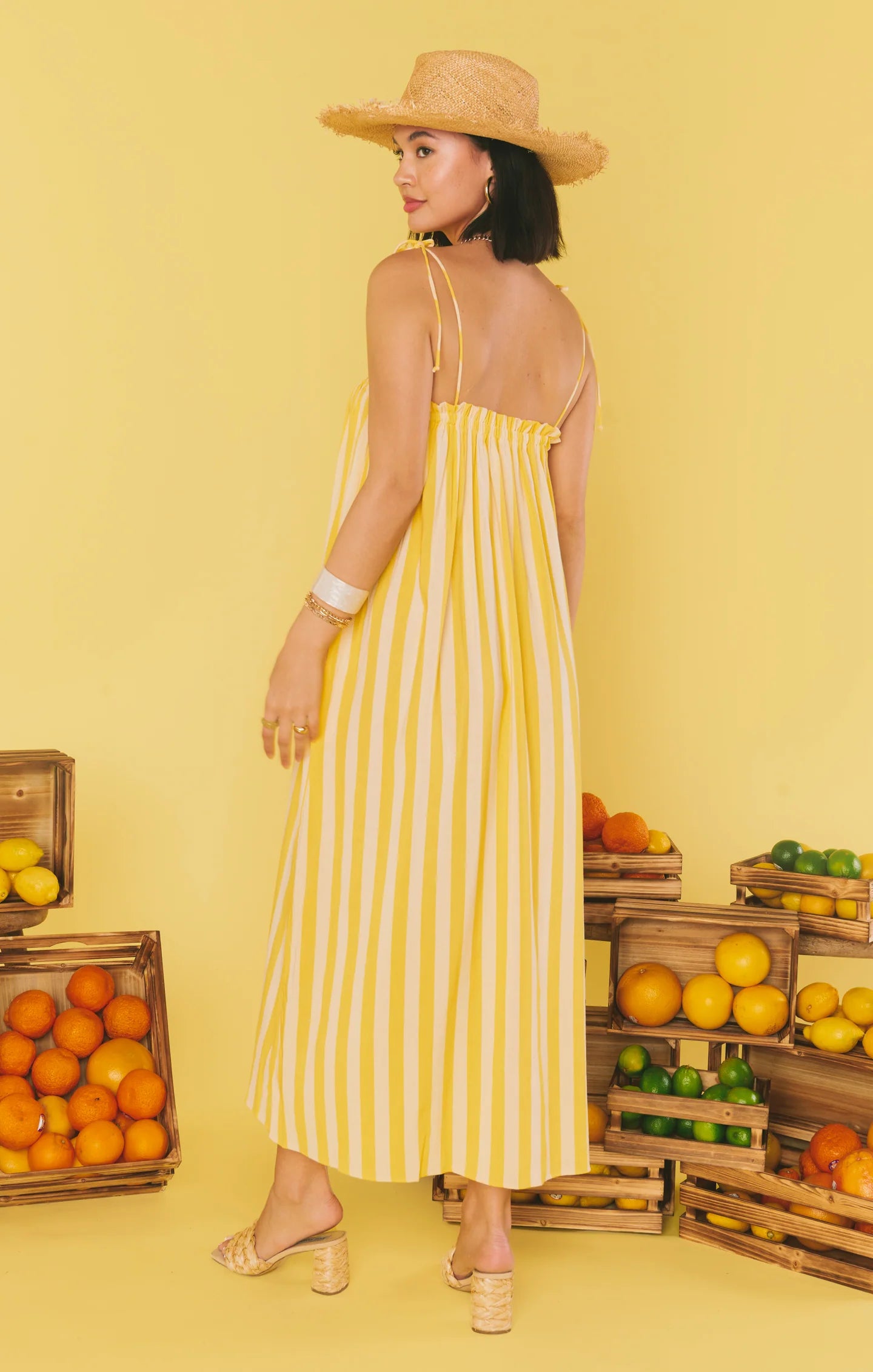 Sunny Stripe Maxi Dress