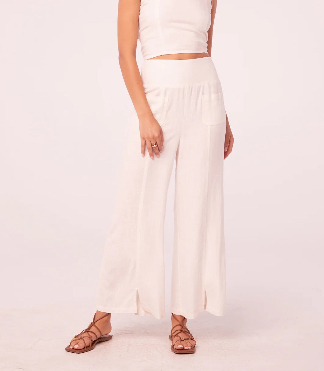 White Linen Pants