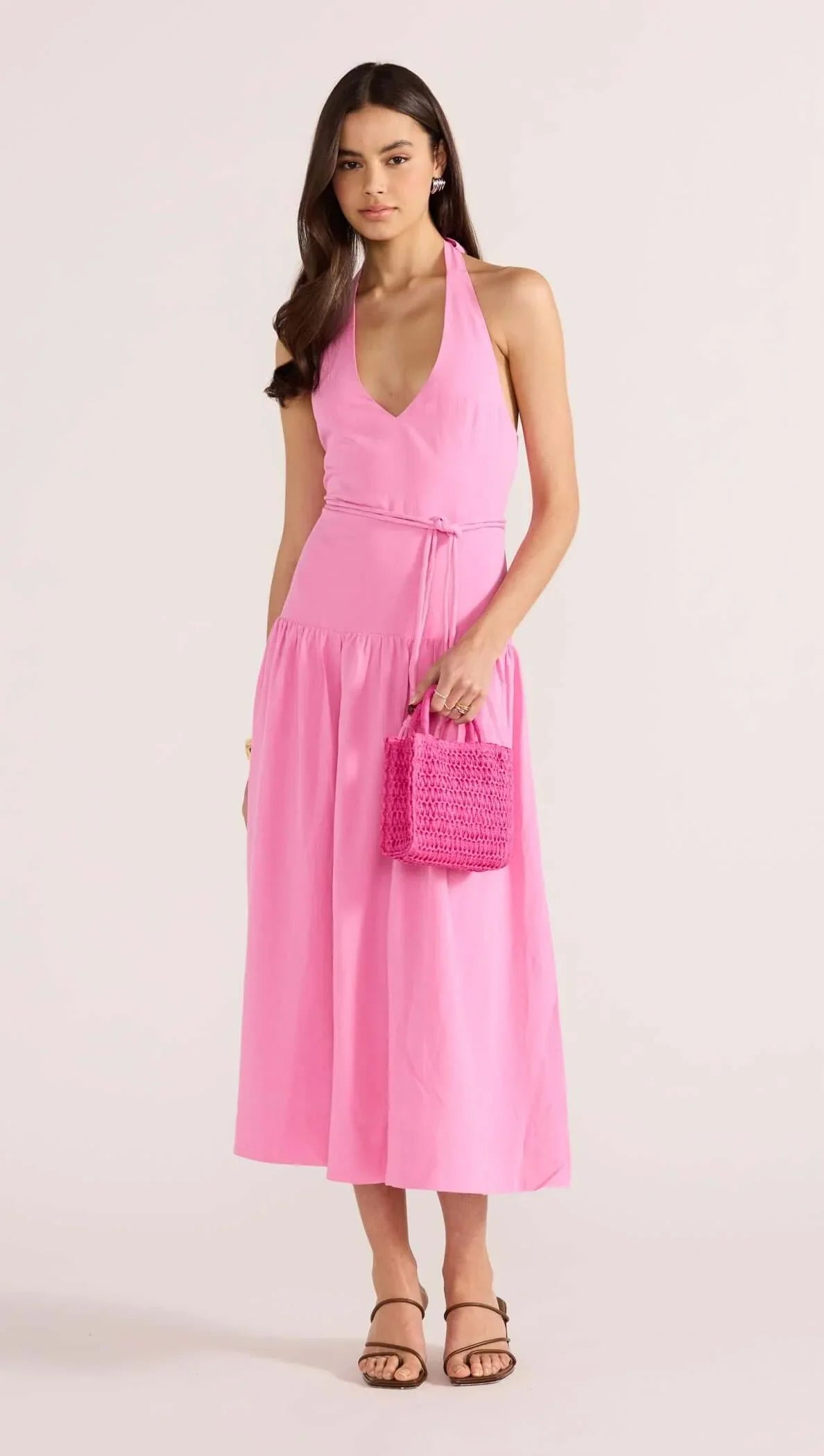 Melody Drop Waist Midi Dress
