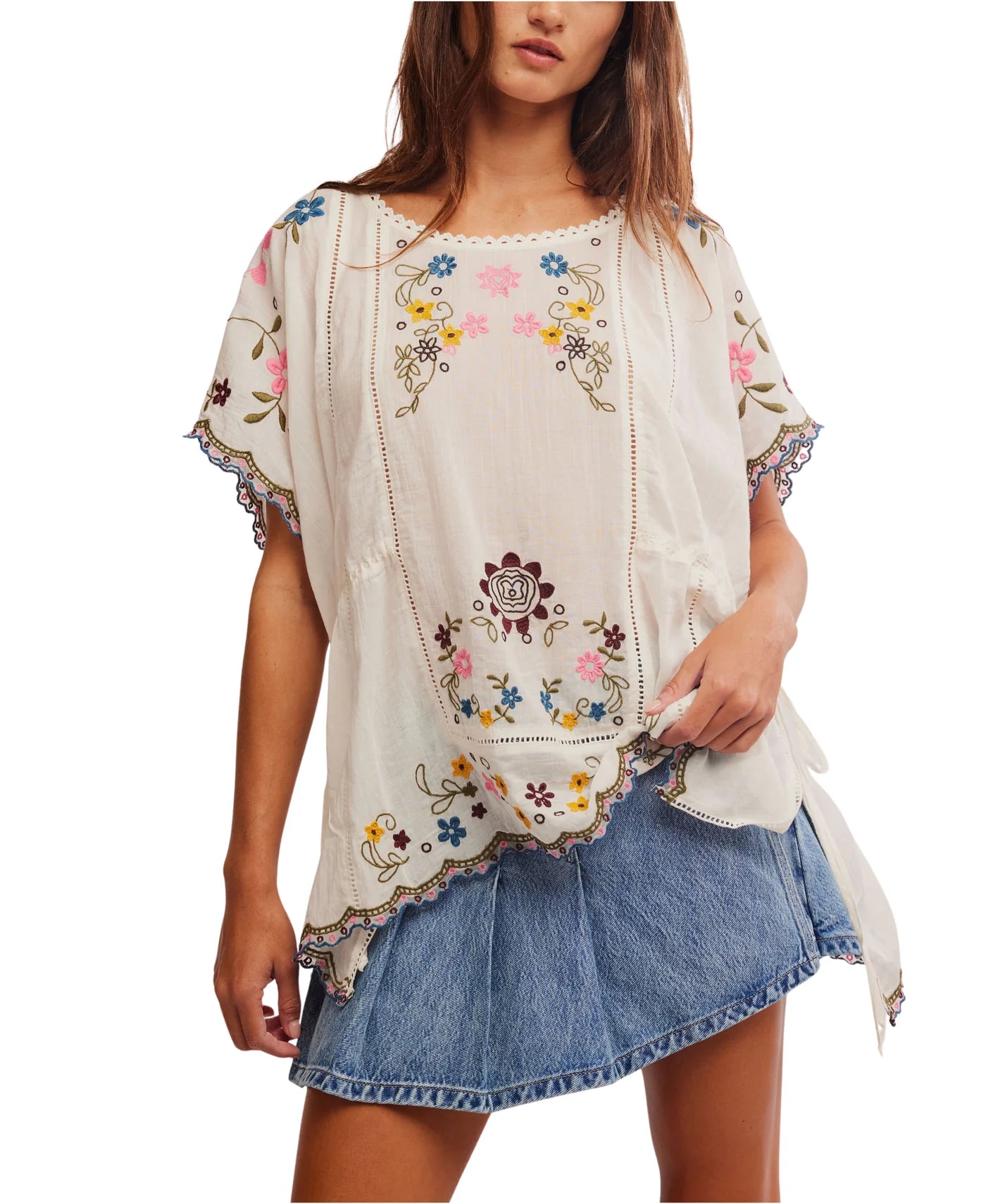 Danielle Embroidered Top