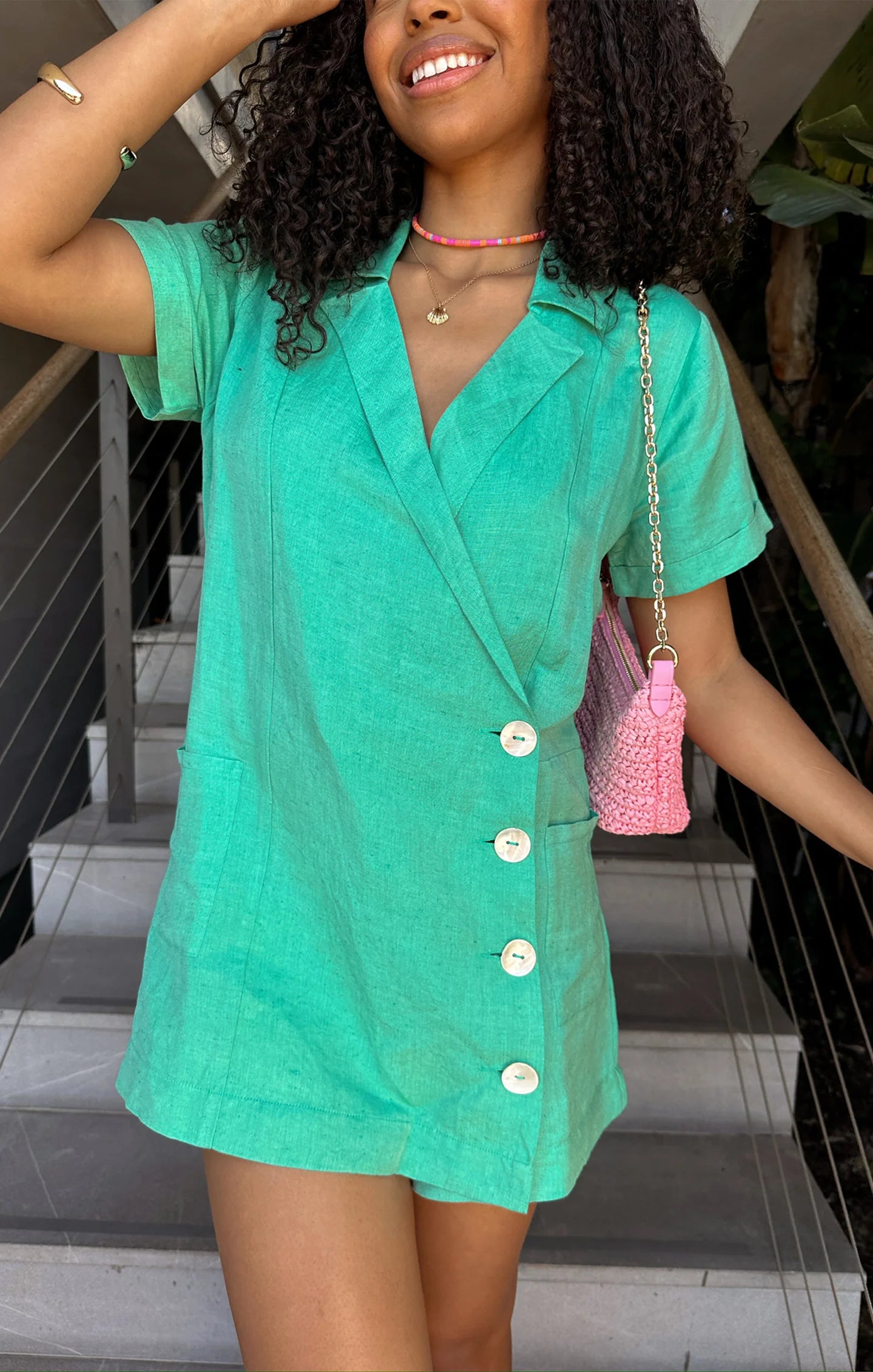 Bicoastal Blazer Romper