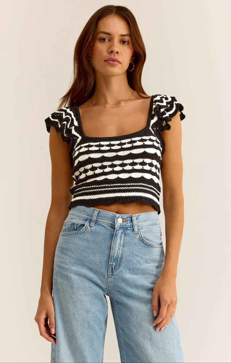 Noella Top Black