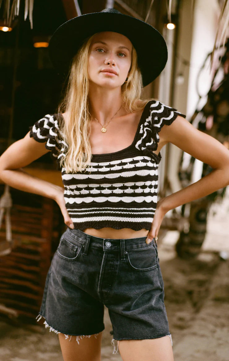Noella Top Black