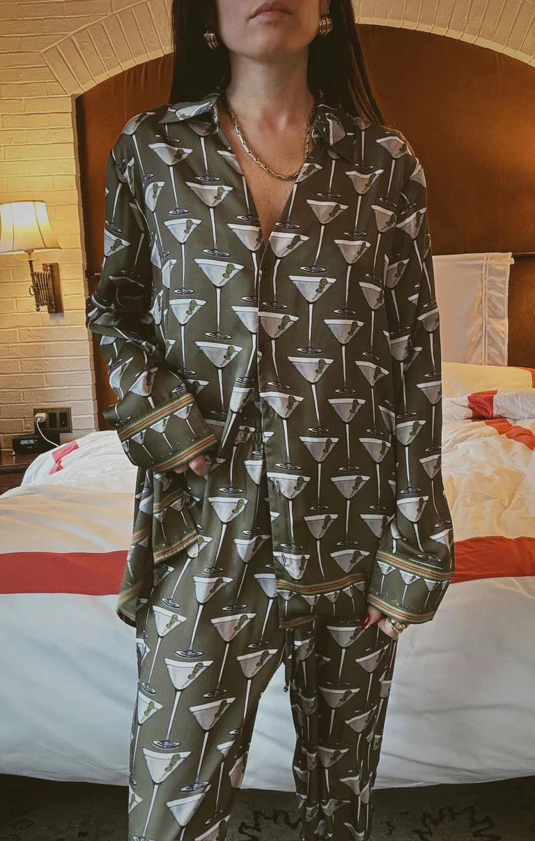 Overslept PJ Set - Martini