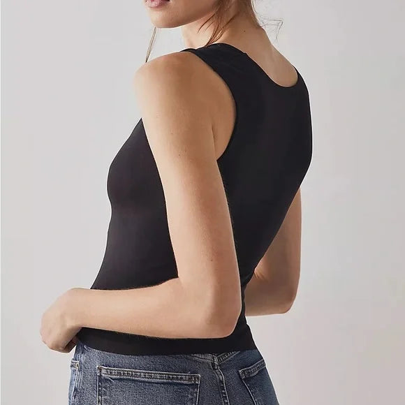 Clean Lines Muscle Tank - Black